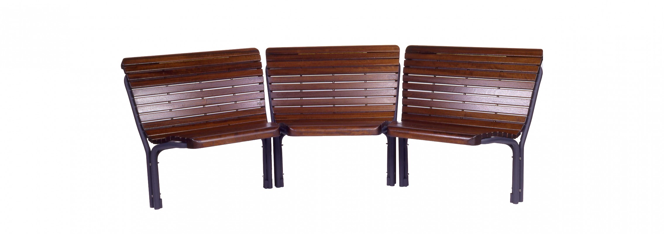 euroform w - Stadtmobiliar - Sitzbank Holz - Contour 329 - Rundbank