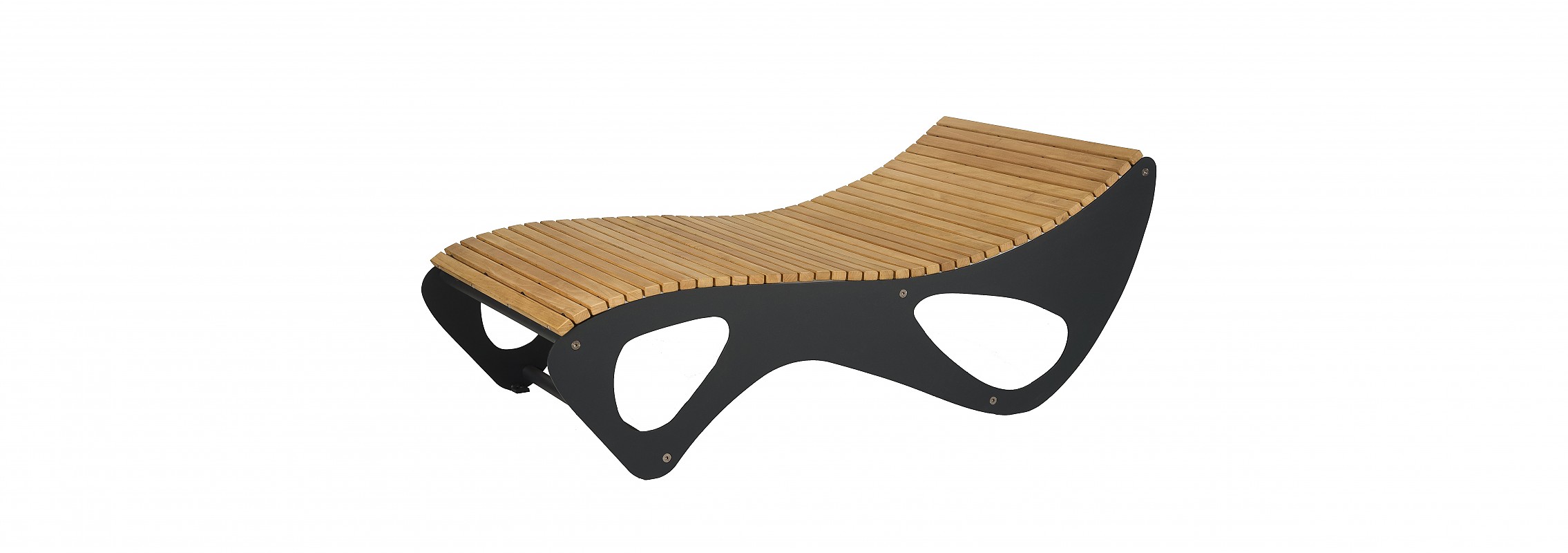 euroform w - urban furniture - chaise lounge - lounger - Allbed - park bench wood
