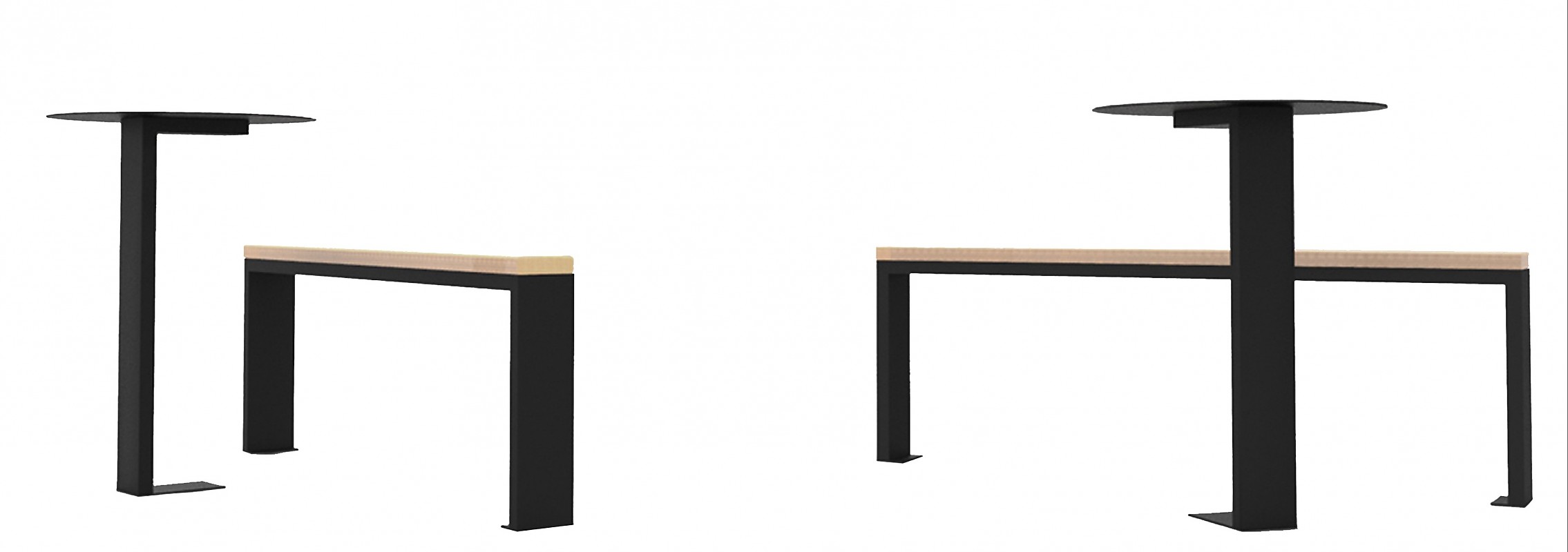 euroform w - arredo urbano - tavolo picnic - Ing - seduta legno - tavolo